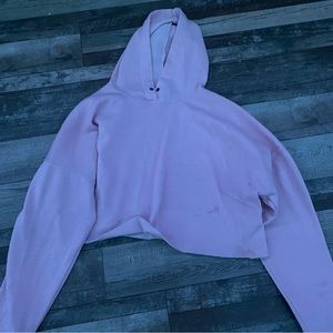 baby pink cropped hoodie size 2X from Buckle